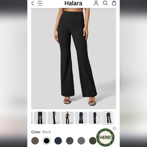 Women's Black Flared Pants